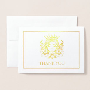 Pageant Queen Crown Folienkarte