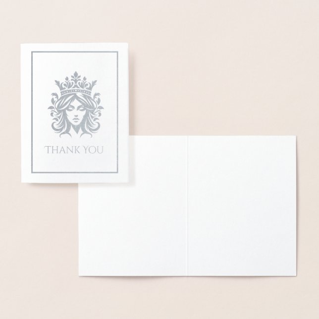 Pageant Queen Crown Folienkarte (Anzeige)