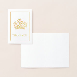 Pageant Queen Crown Folienkarte
