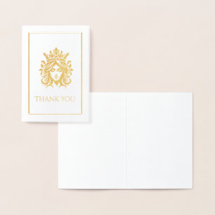 Pageant Queen Crown Folienkarte