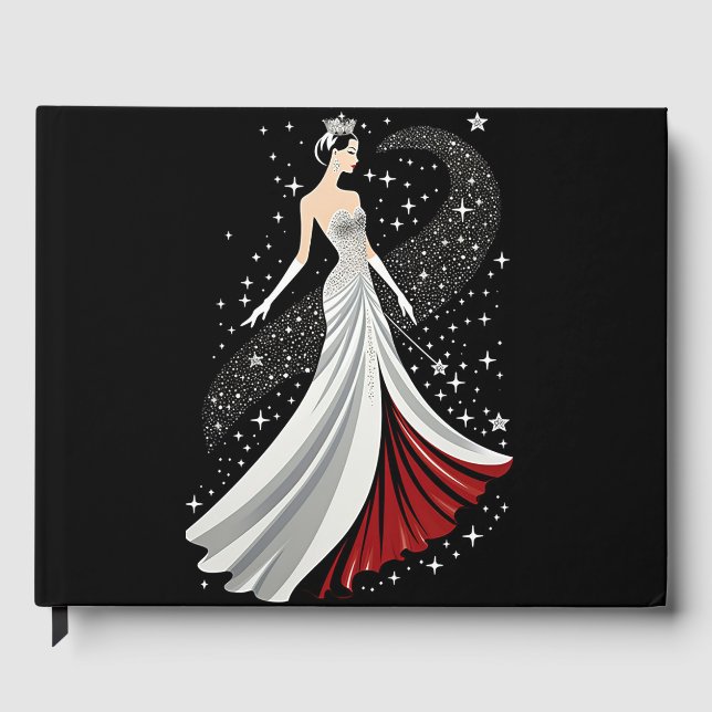 Pageant Queen Guest Book Gästebuch (Vorderseite)