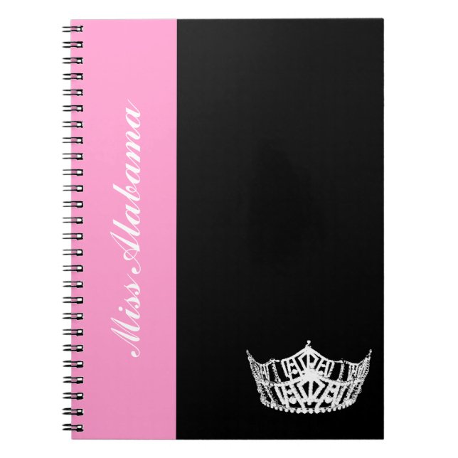 Pageant Queen Notebook Notizblock (Vorderseite)