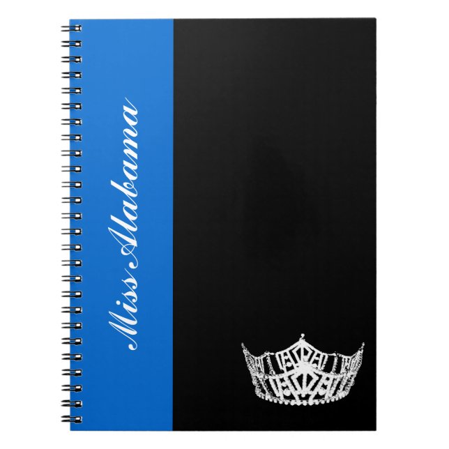 Pageant Queen Notebook Notizblock (Vorderseite)