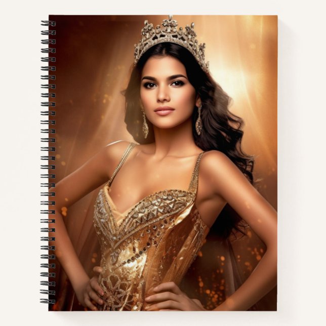 Pageant Queen Notizbuch (Vorderseite)