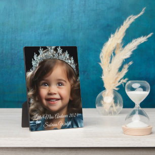 Pageant Queen Plaque Fotoplatte