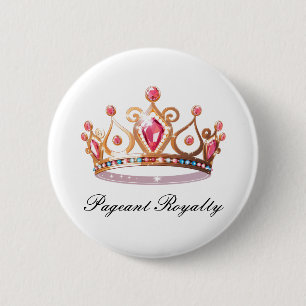 Pageant Royalty Button Button