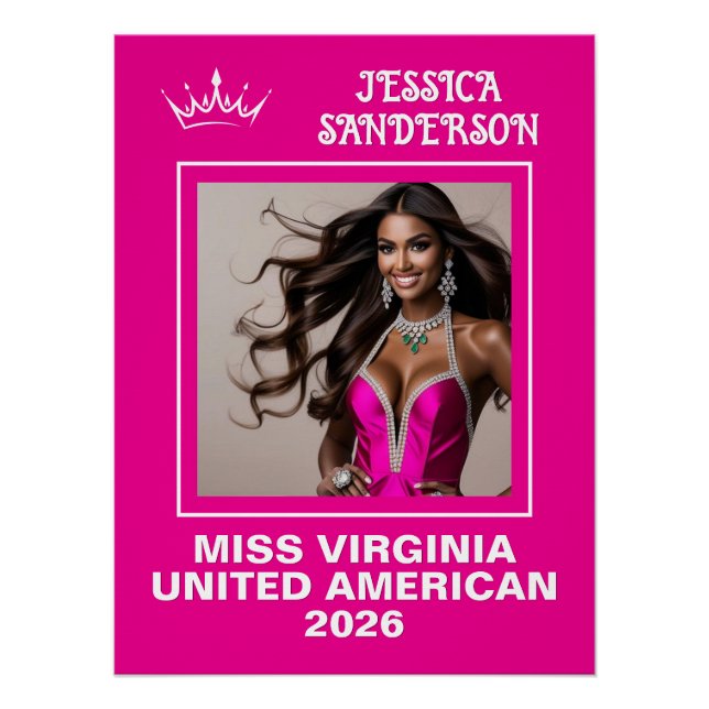 Pageant Send-Off Titleholder Door Poster (Vorderseite)