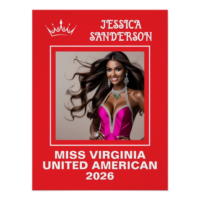 Pageant Send-Off Titleholder Door Poster (Vorderseite)