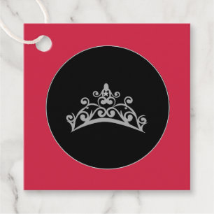 Pageant Tiara Crown Gift-FavorTag Geschenkanhänger