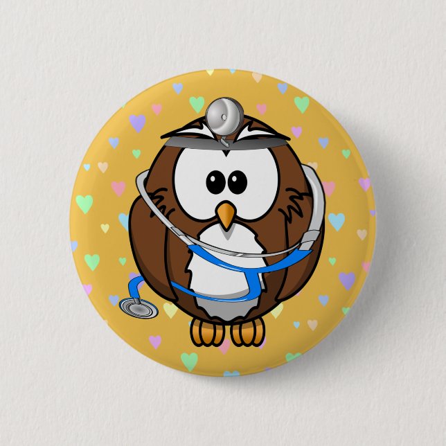 Paging Doc Owl Button (Vorderseite)
