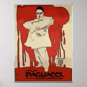 Pagliacci, Vintage Opernposter, Poster