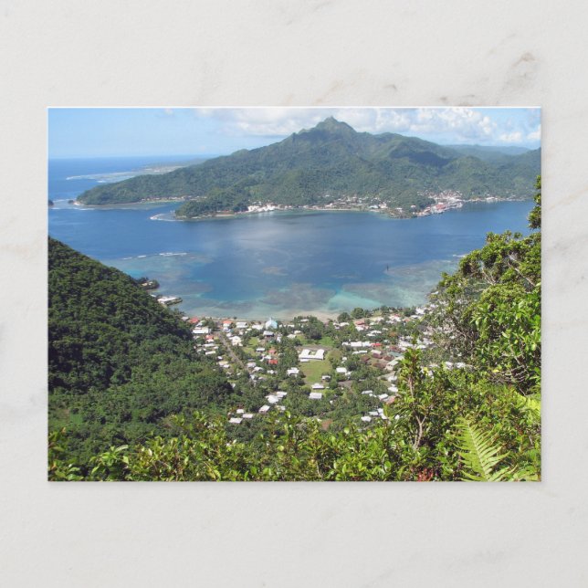 Pago Pago Harbor Postkarte (Vorderseite)
