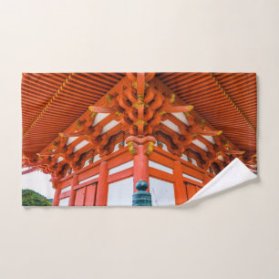 Pagoda Bottom up Perspektive, Miyajima Badhandtuch Set