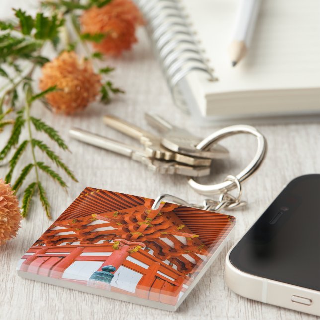 Pagoda Bottom up Perspektive, Miyajima Schlüsselanhänger (Vorderseite rechts)