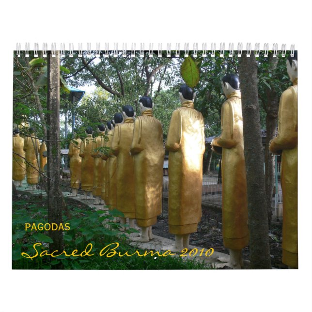Pagodas: Heiliges Burma Kalender (Titelbild)