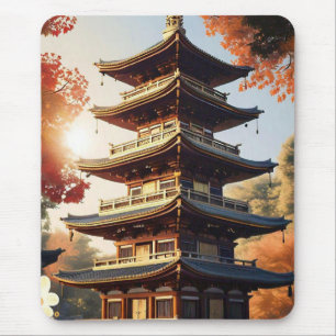 "Pagode des Friedens" Mousepad