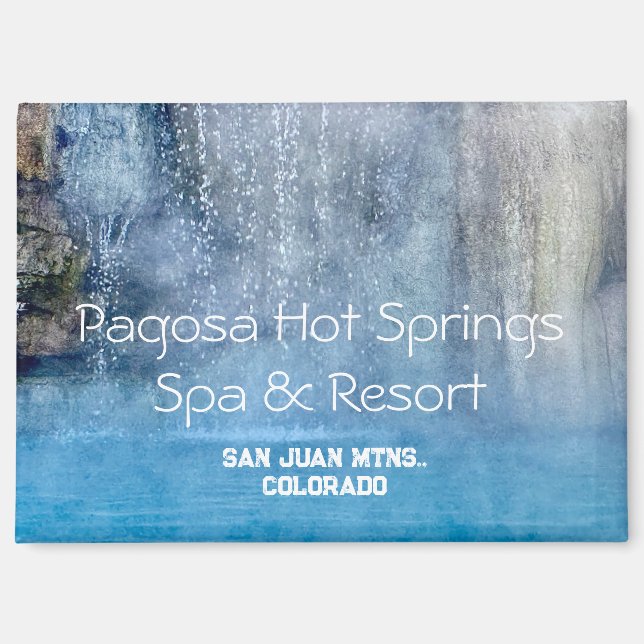 Pagosa Hot Springs Reisemagnet Magnet (Vorderseite)