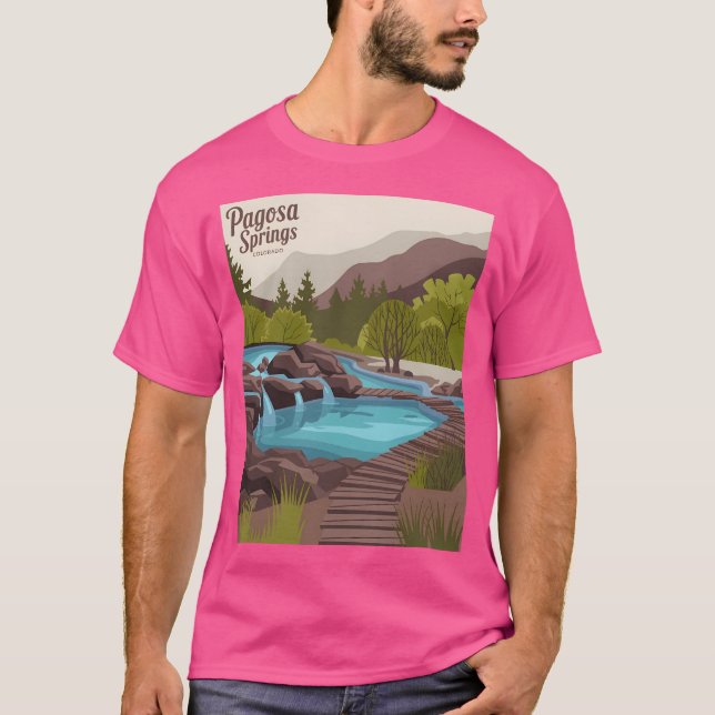 Pagosa-Quellen, bei denen die Natur aktiv heilt T-Shirt (Vorderseite)