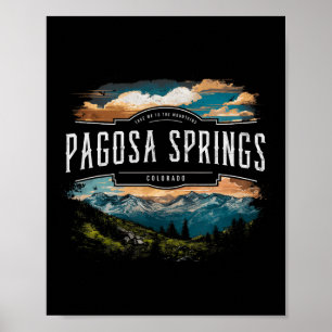 Pagosa Springs Berge Colorado Wandern im Freien Poster