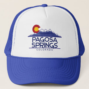 Pagosa Springs Colorado Holzhut Berge Truckerkappe
