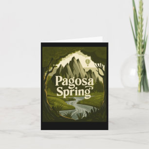 Pagosa Springs - Eine versteckte Oase! Aufkleber Karte