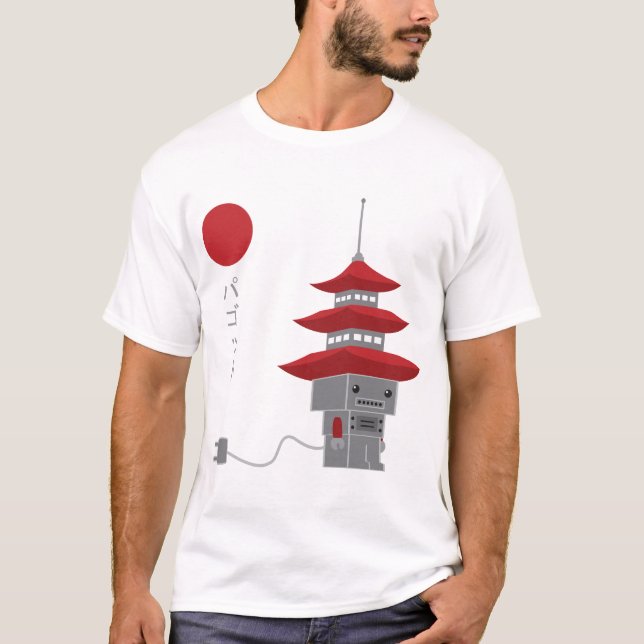 Pagoto helles Shirt (Vorderseite)