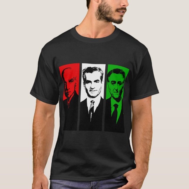 Pahlavi Könige des Iran T-Shirt (Vorderseite)