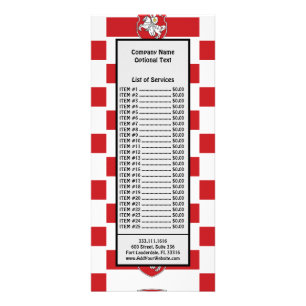 Pahonja Belarus Flagge belarussischer weißer Ritte Werbekarte