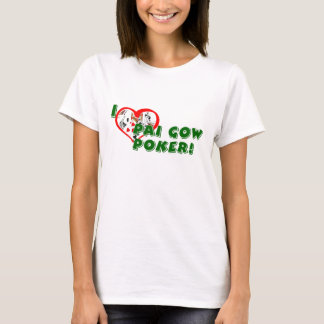 Pai Gow Spaghettispitze des Poker-Liebhabers T-Shirt