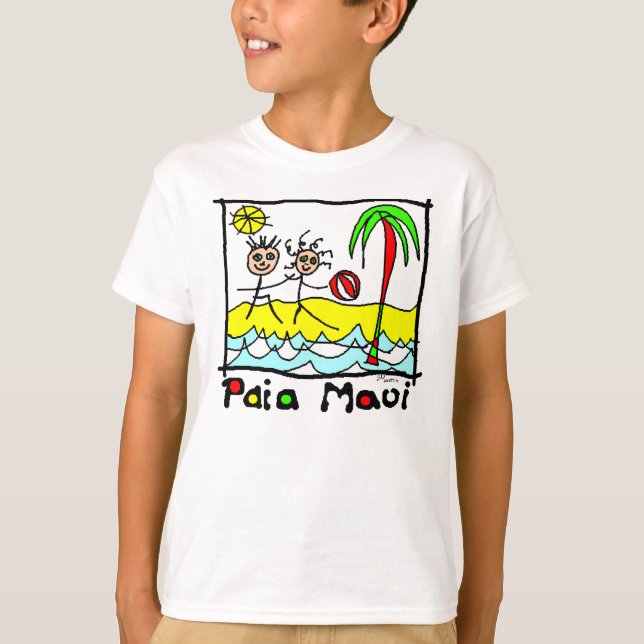 Paia Strand Maui T-Shirt (Vorderseite)
