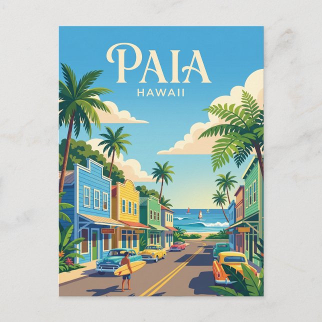 Paia USA Postkarte (Vorderseite)