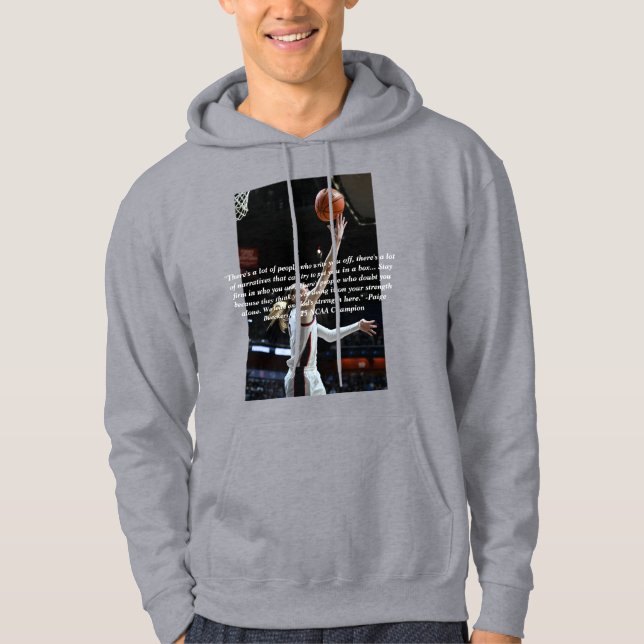 Paige - Gray Hoodie (Vorderseite)