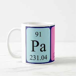 Paige Namen-Tasse periodischer Tabelle Kaffeetasse