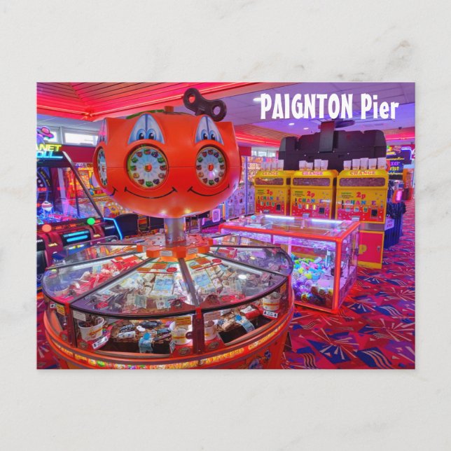 Paignton Pier Postkarte (Vorderseite)