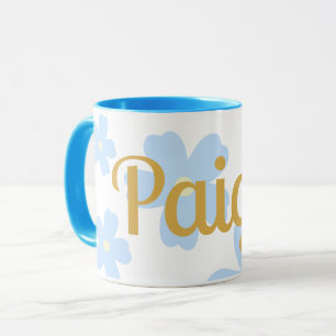 Paillame Tasse Cup Blume Retro Blumenstrauß Indivi