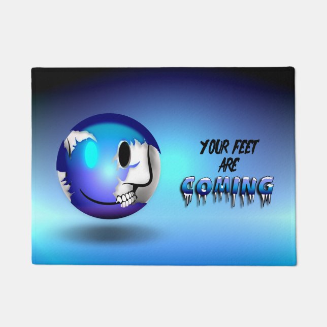 Paillasson Walkermoji Fußmatte (Vorderseite)