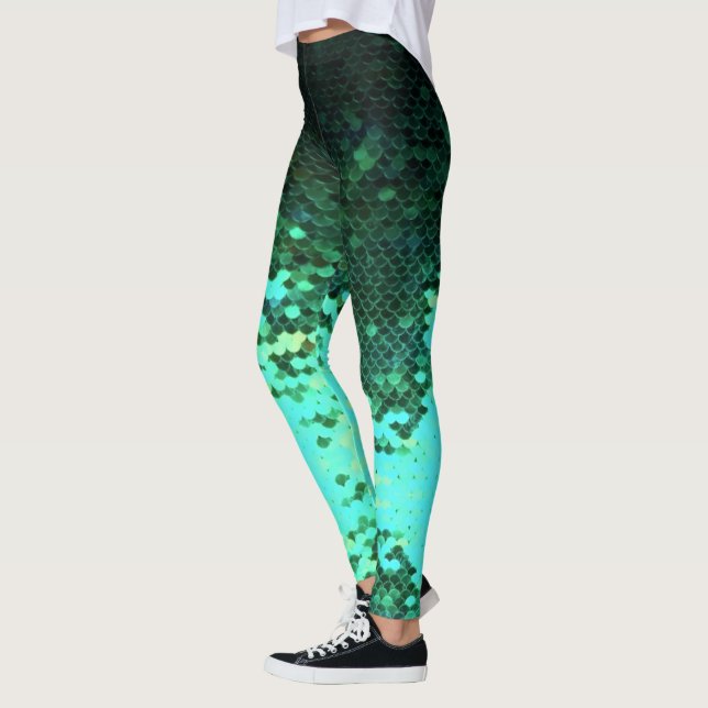 Paillette-Skalen Leggings (Links)
