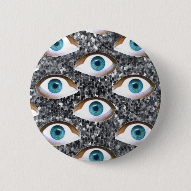 Pailletten Augen Button (Vorderseite)