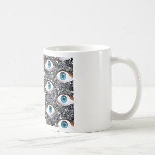 Pailletten Augen Tasse