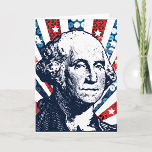Pailletten George Washington Karte