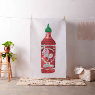 Pailletten Hot Sauce Stoff