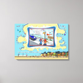 Pain In The Neck | Get Well 24x16 Leinwanddruck