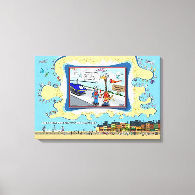 Pain In The Neck | Get Well 24x16 Leinwanddruck (Vorderseite)