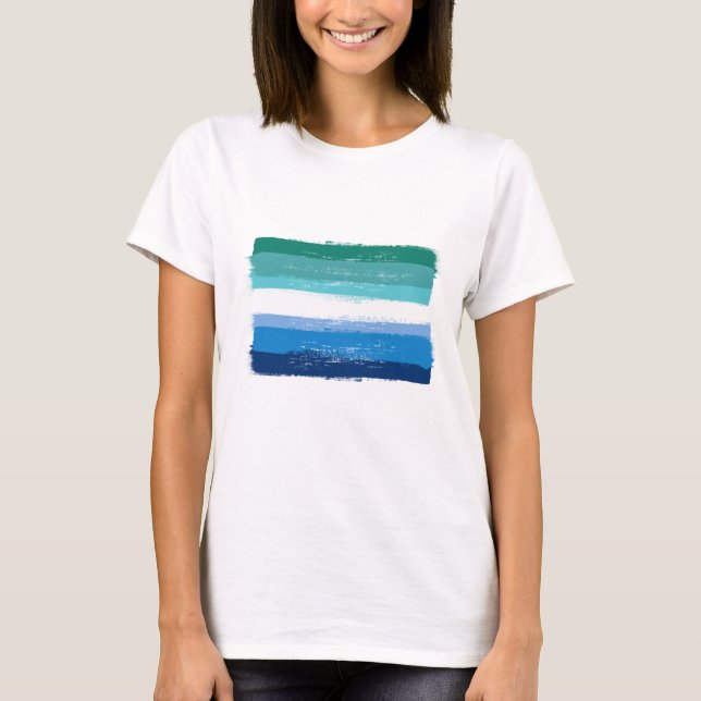PAINIERTE GAY MALE PRIDE - AZAHL T-Shirt (Vorderseite)