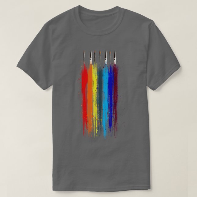 Paint abstrakt T-Shirt (Design vorne)