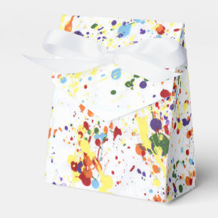 "Paint/Art Party" Zelt Gefälligkeitsbox Geschenkschachtel