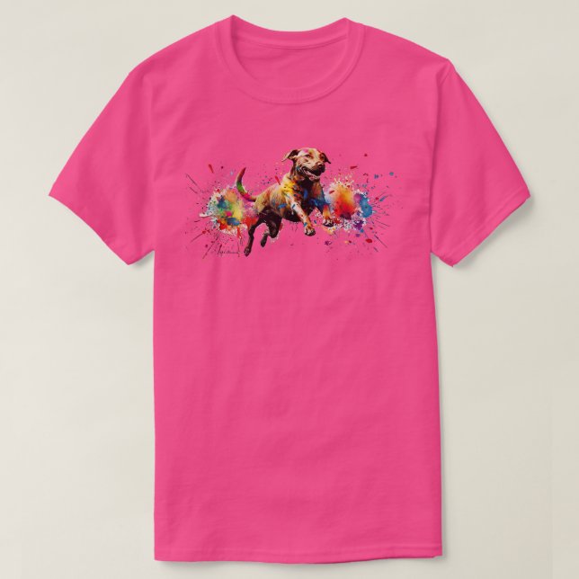 Paint Ball Dog T-Shirt (Design vorne)