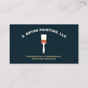 Paint Brush Business Card des Hauses Visitenkarte