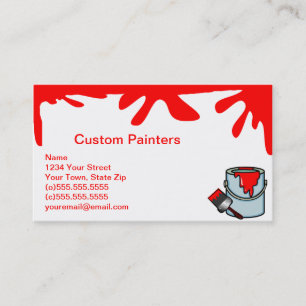 Paint Business Cards Visitenkarte