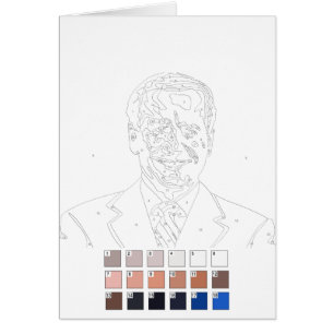 Paint by Numbers Card: Joe Biden
